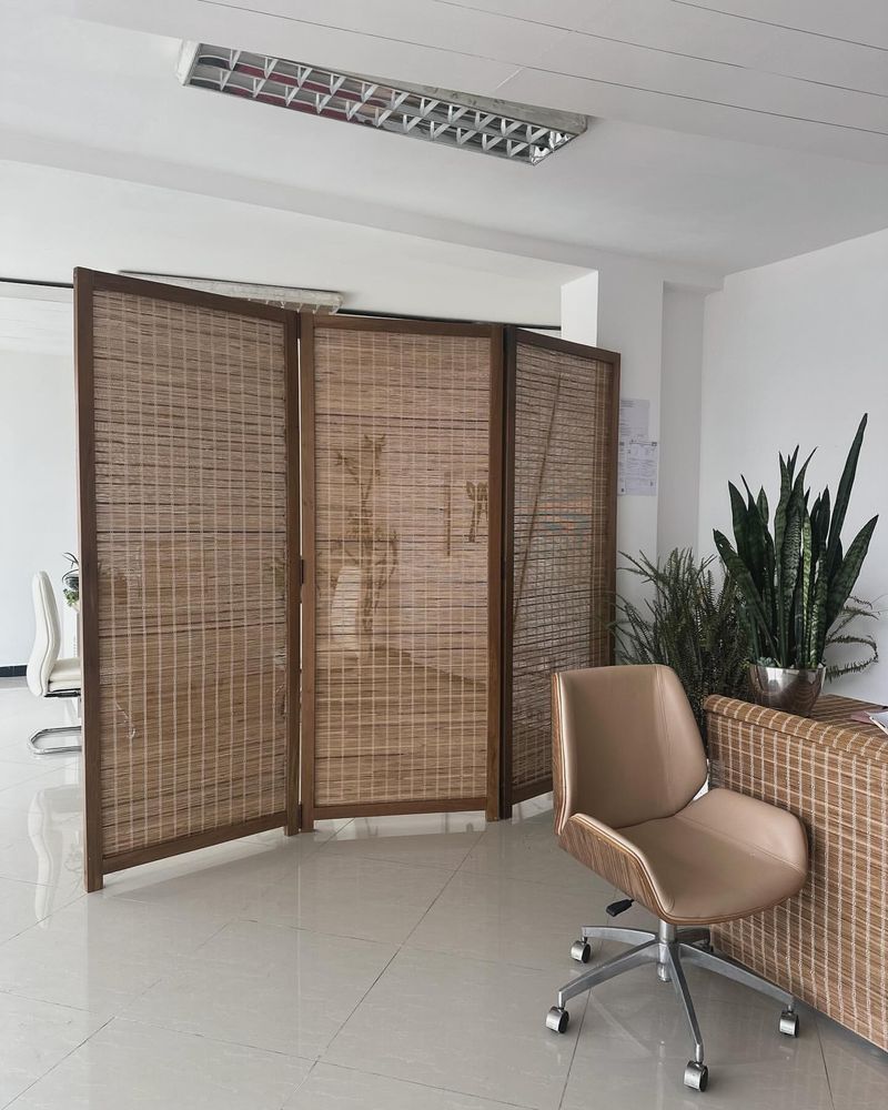 Sliding Bamboo Panels