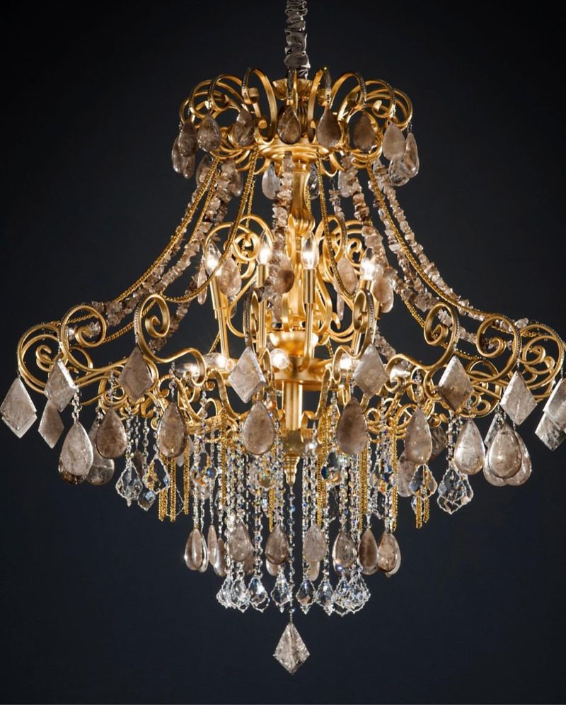 Smoky Quartz Chandelier