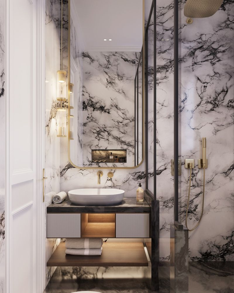 Sophisticated Marble and Gold