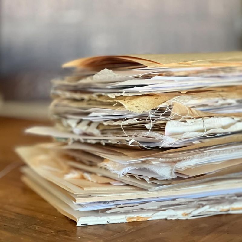 Stacked Newspapers