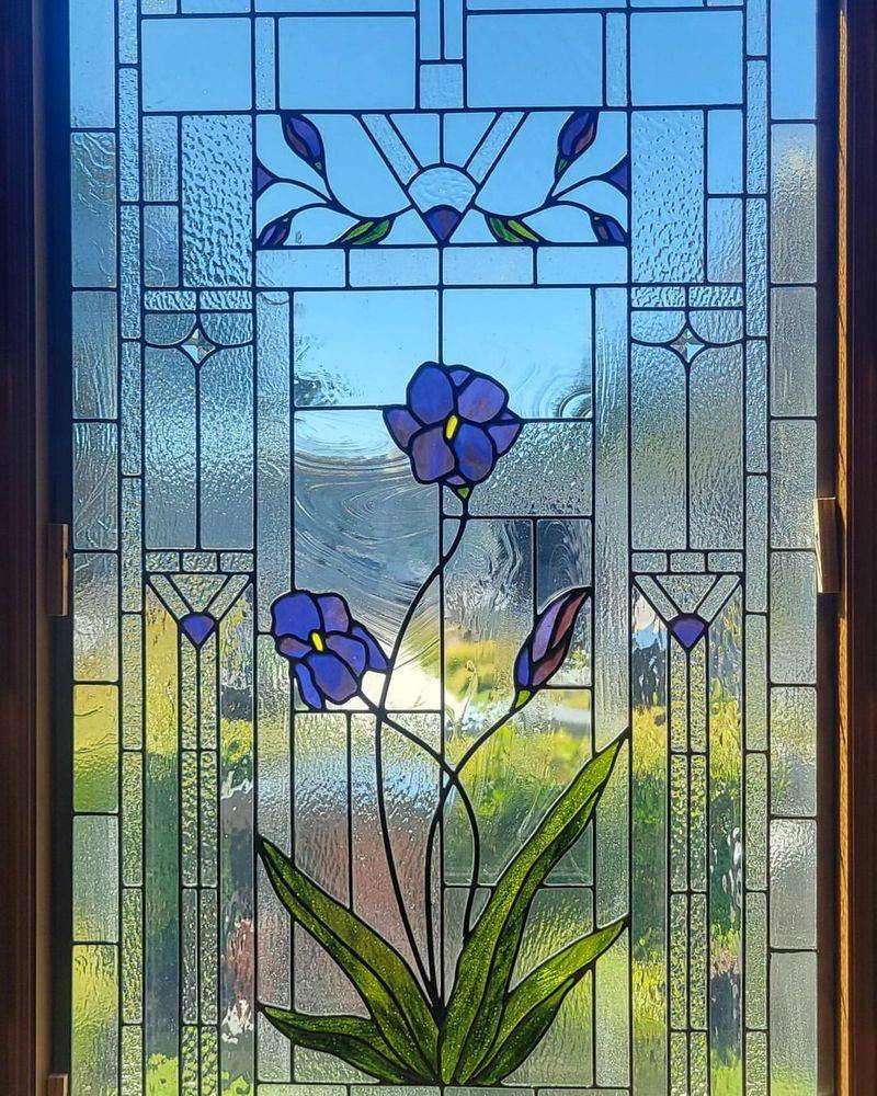 Stained Glass Window Panel