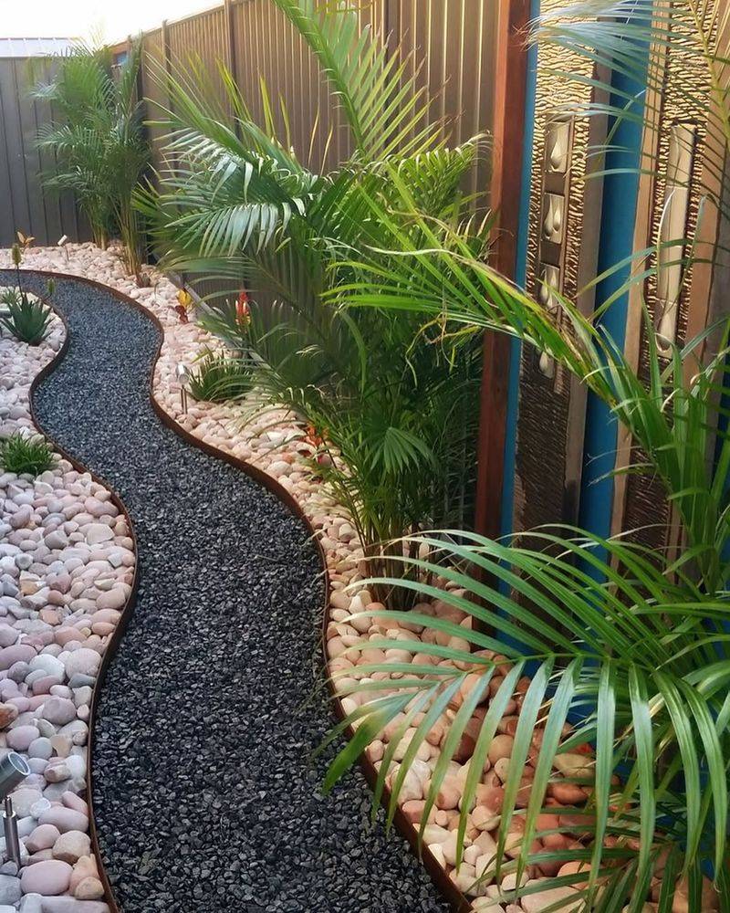 Gravel Pathway with Edging