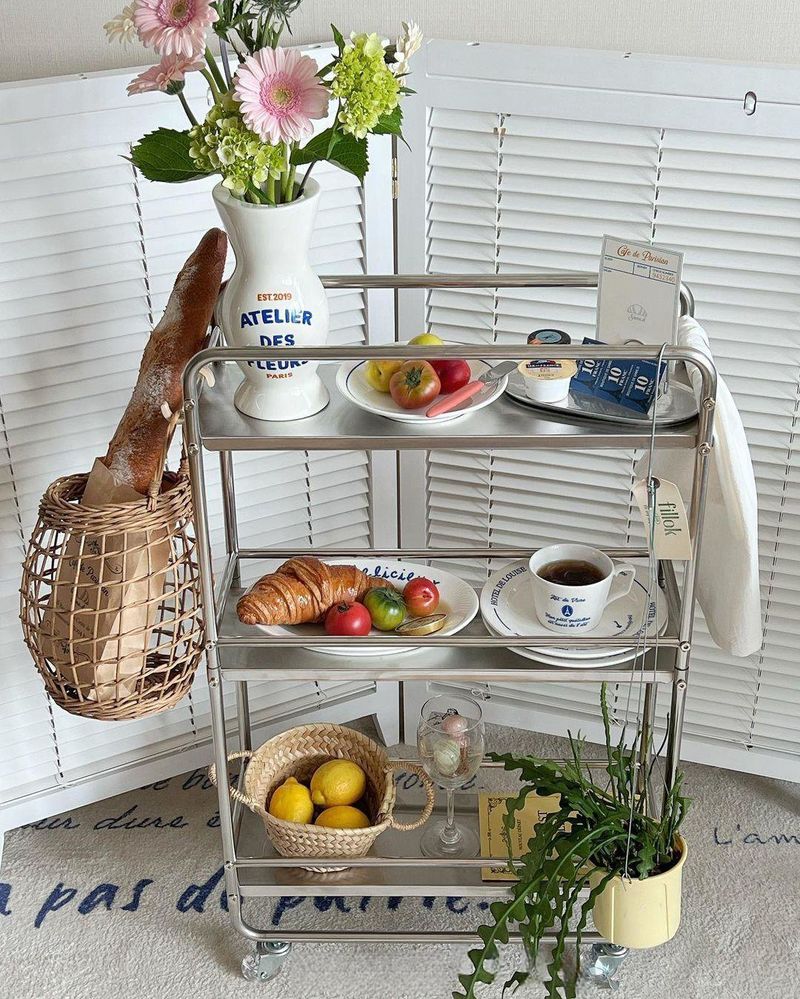 Stylish Bar Cart Addition