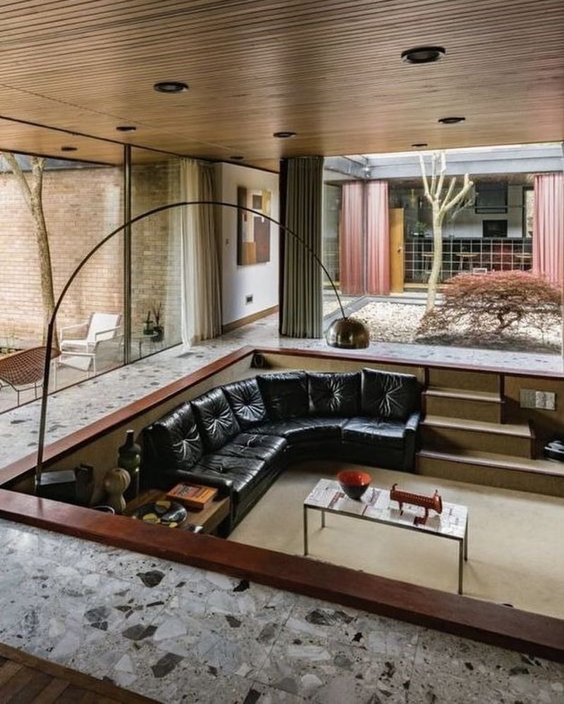 Sunken Living Rooms