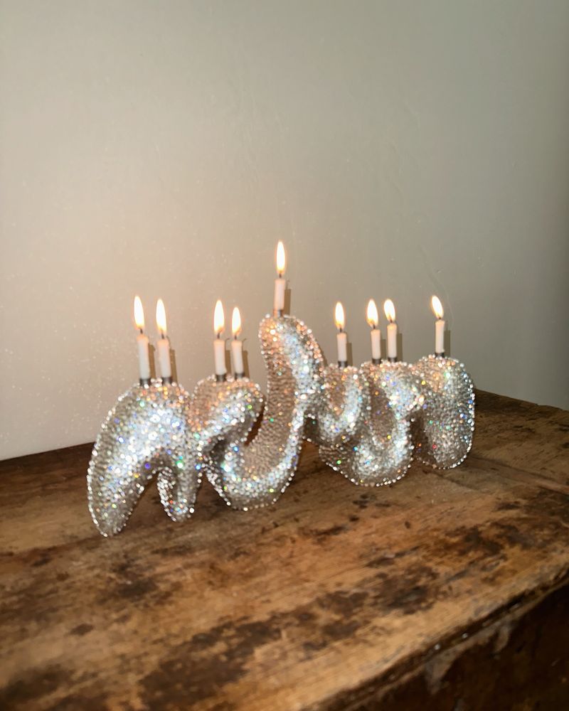 Swarovski Crystal Candle Holders