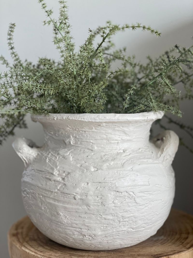 Textured Clay Planters