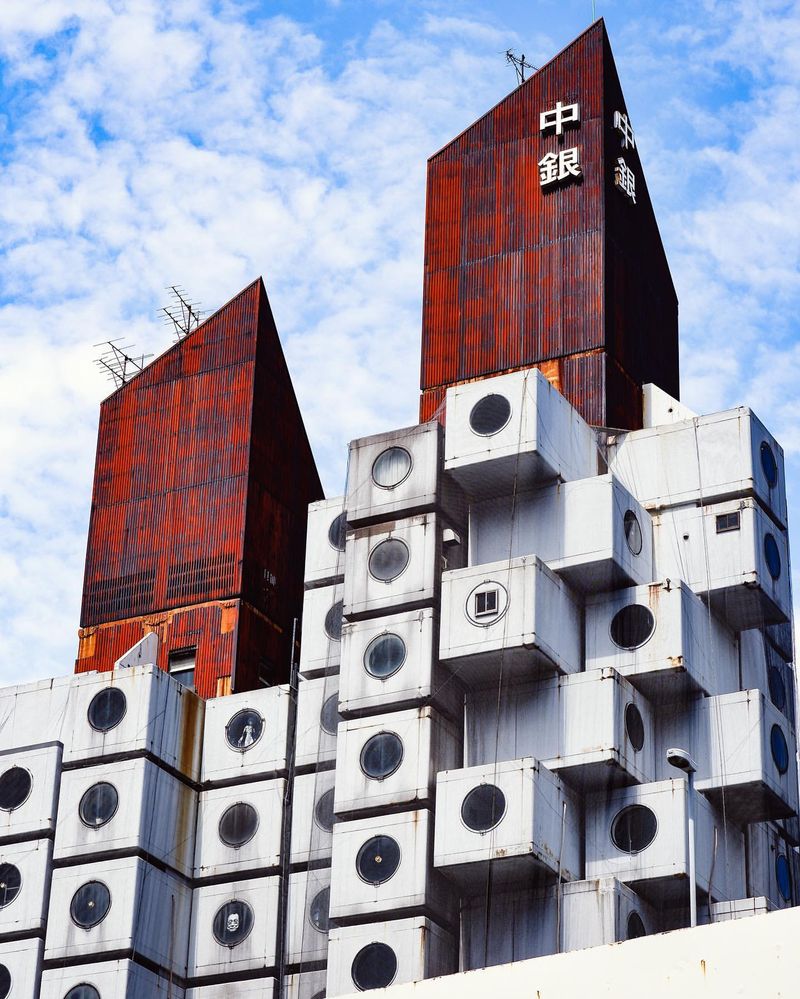 The Capsule Tower - Tokyo, Japan