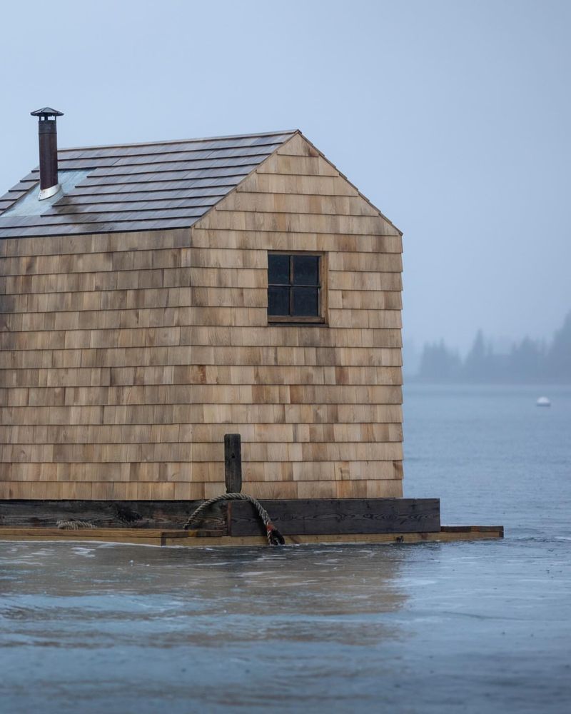 The Floating House - Lake Huron, Canada