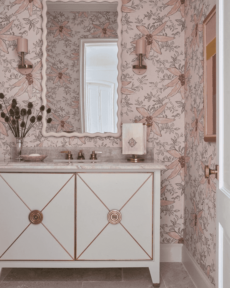 The Pastel Paradise Powder Room