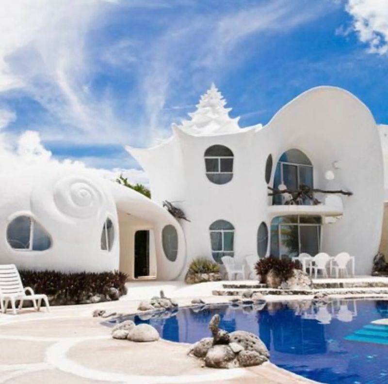 The Seashell House - Isla Mujeres, Mexico