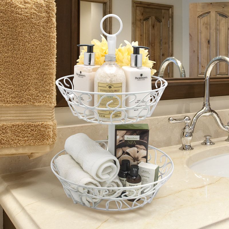 Tiered Fruit Basket for Toiletries