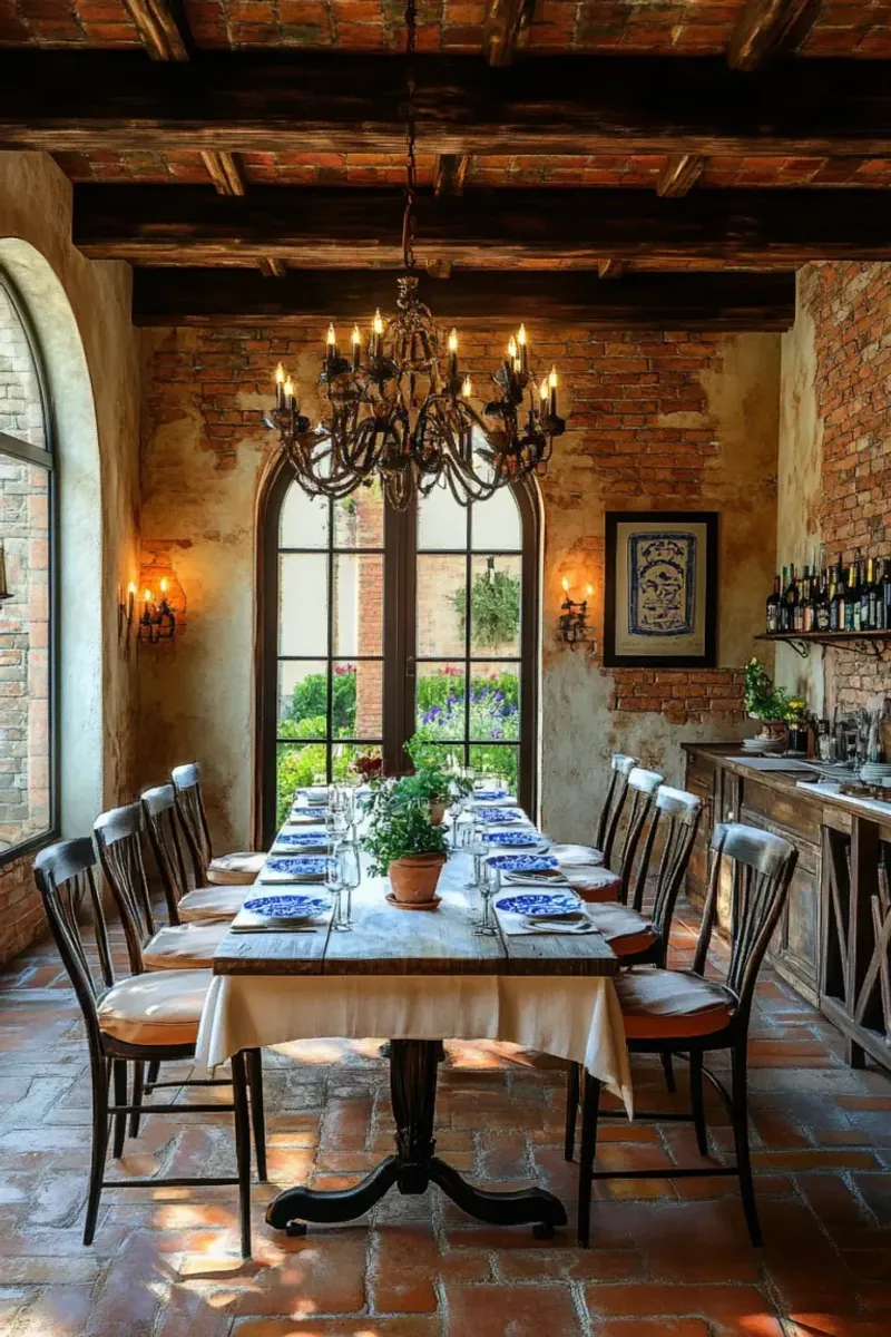 Tuscan Villa Dining Room