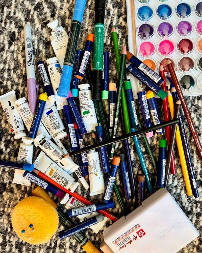 Unused Art Supplies