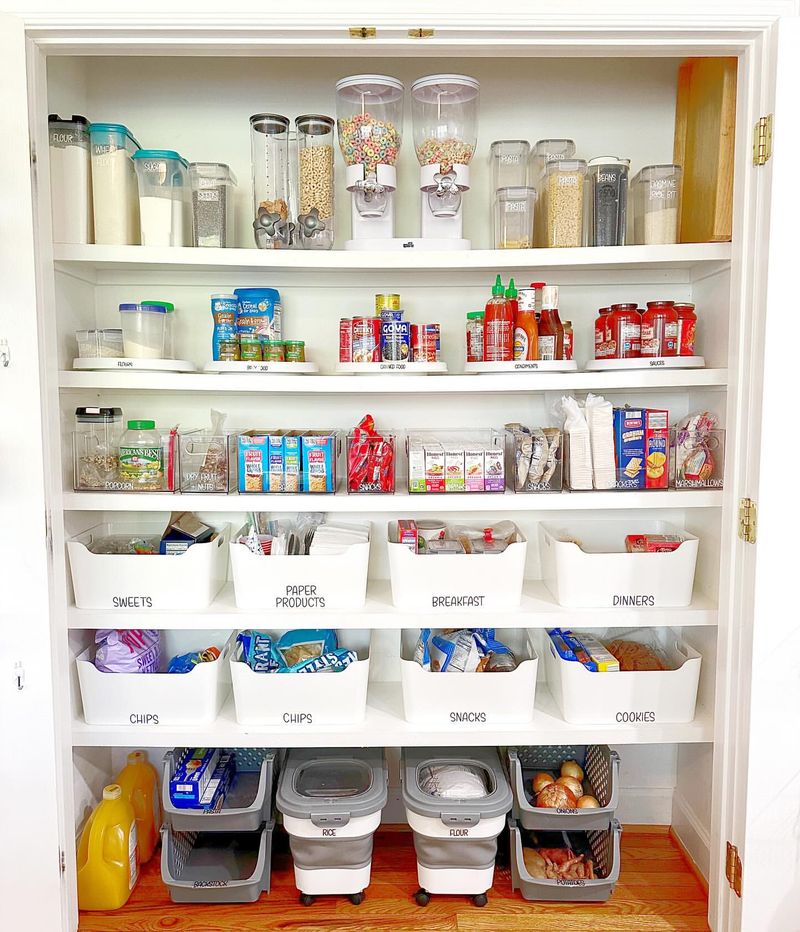 Upgraded Pantry Organization