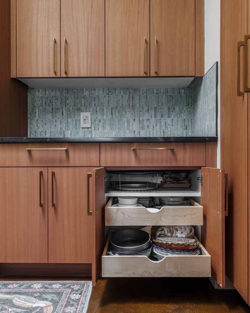 Use Under-Cabinet Drawers