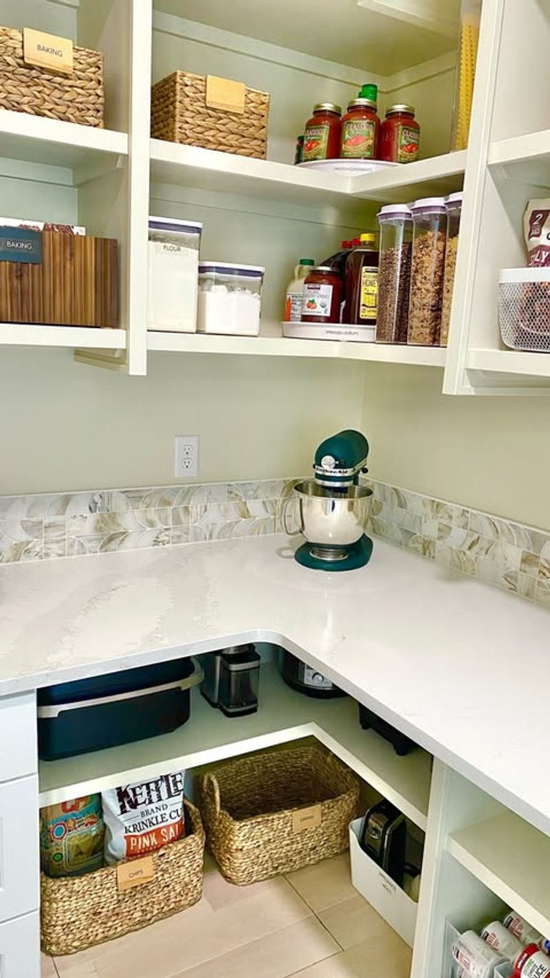 Utilize Corner Shelves