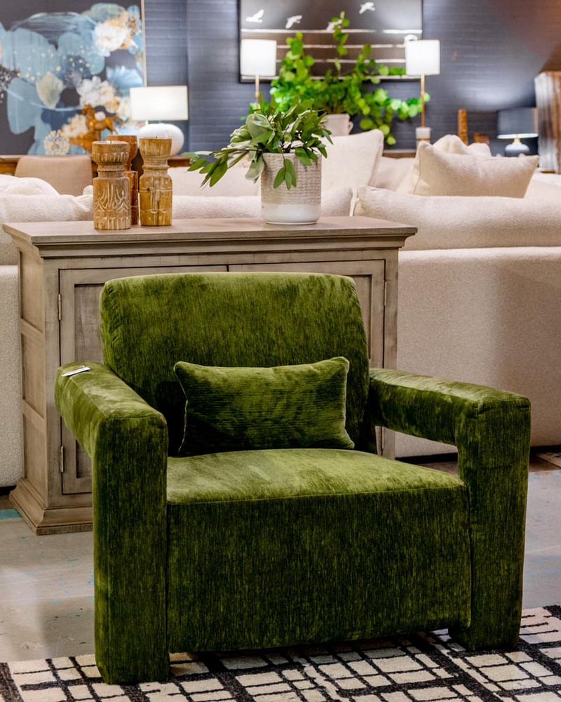 Velvet Accent Chair