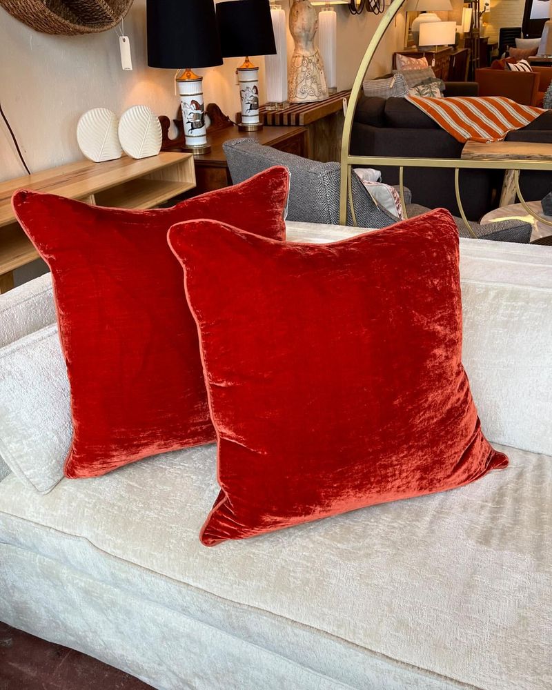 Velvet Throw Pillows