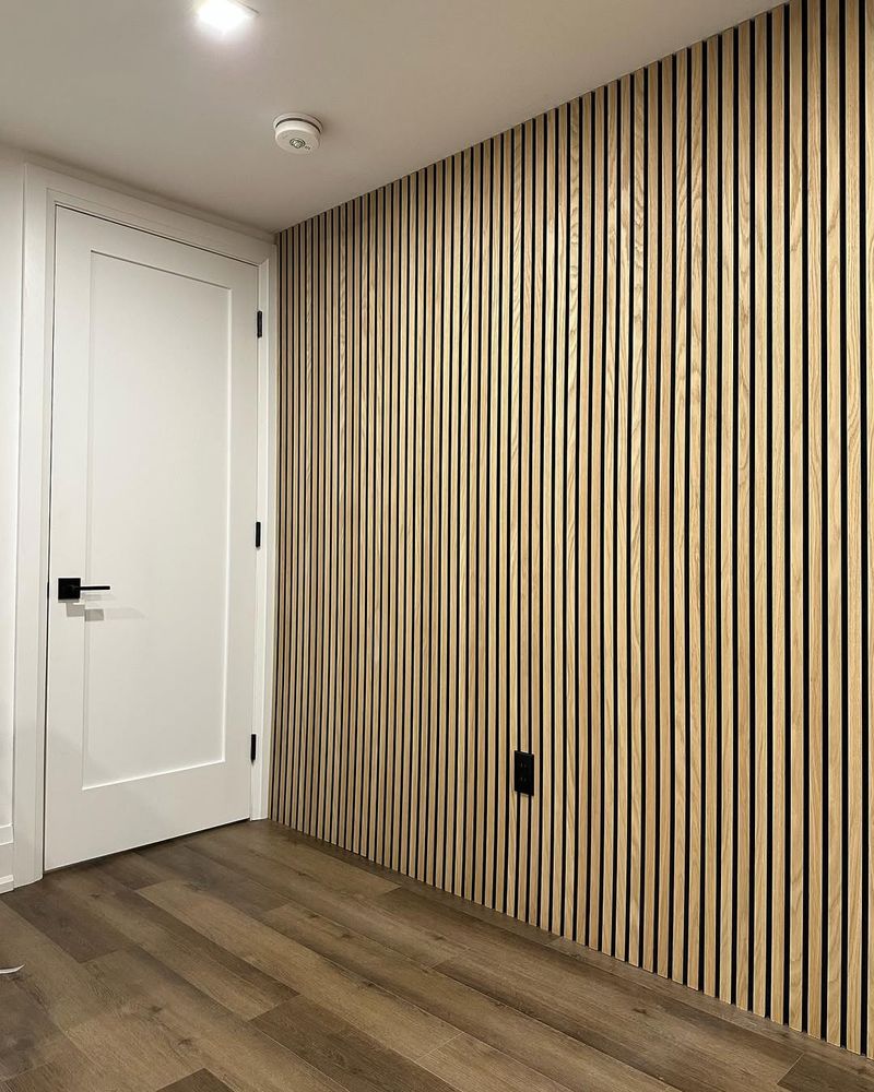 Vertical Wood Slats