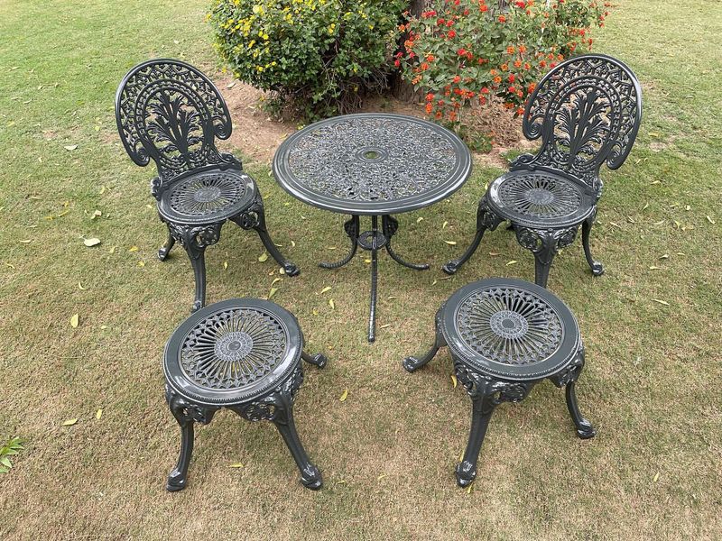 Victorian Iron Patio Set