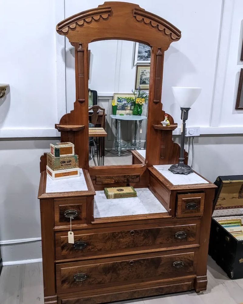 Victorian Marble-Top Dresser