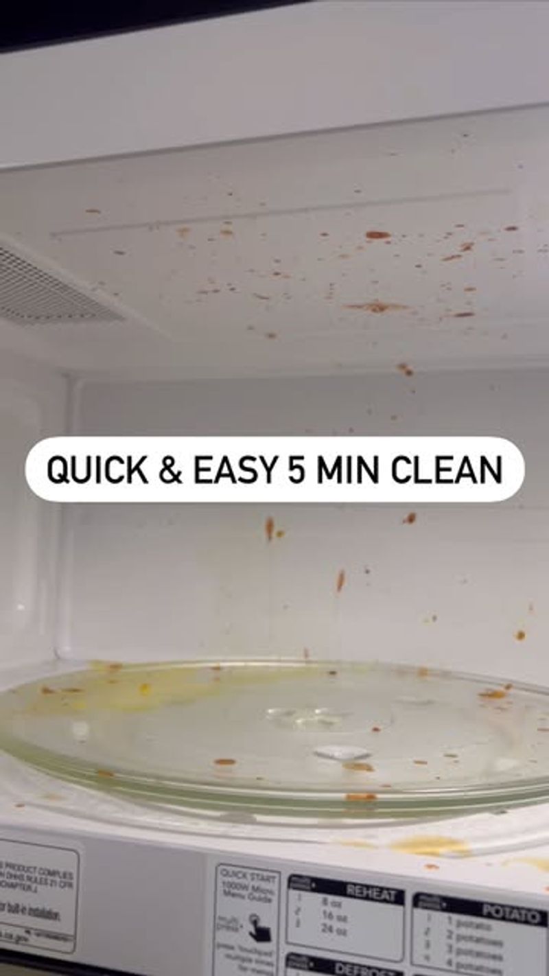 Vinegar for Microwave Cleaning