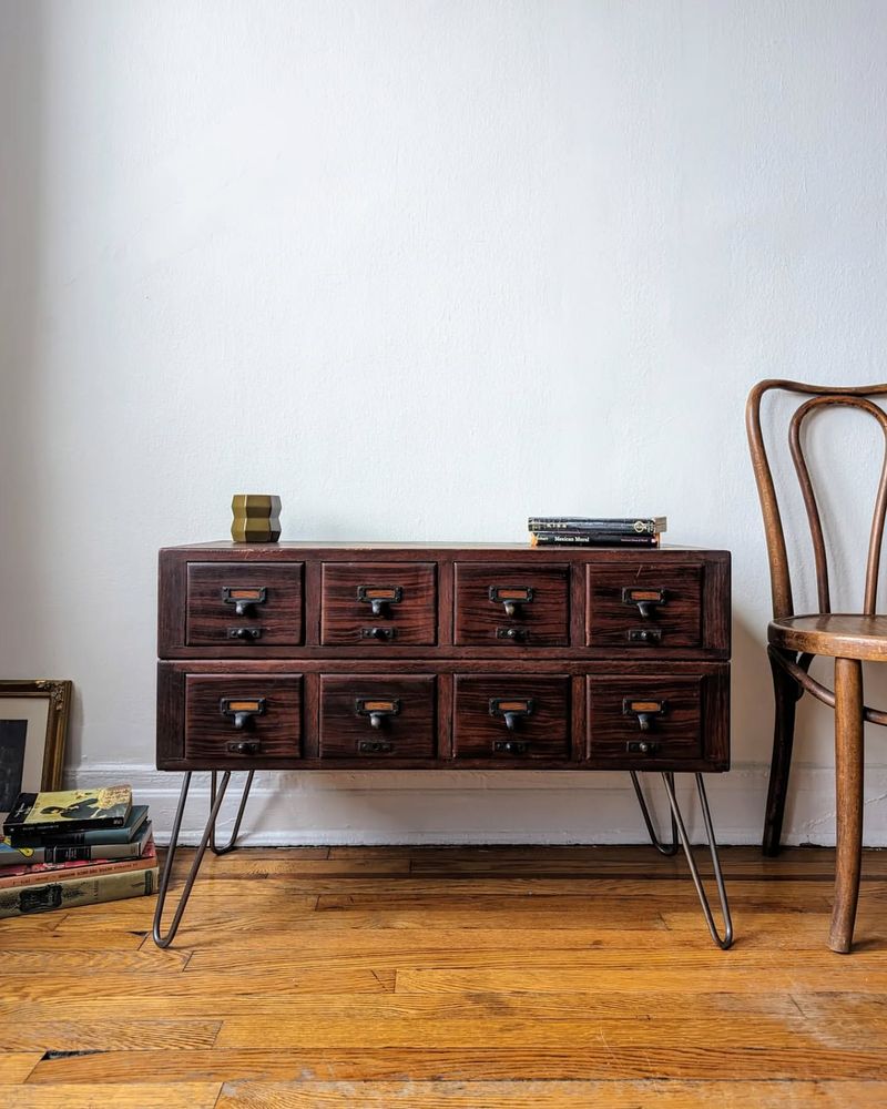 Vintage Library Card Catalog