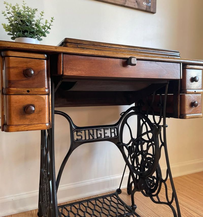 Vintage Sewing Station