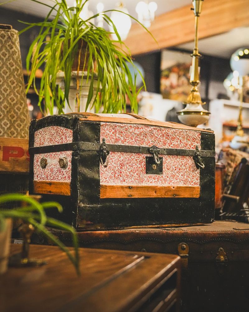 Vintage Suitcase Storage