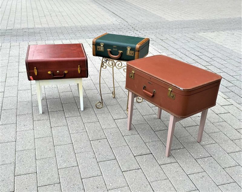 Vintage Suitcase Table