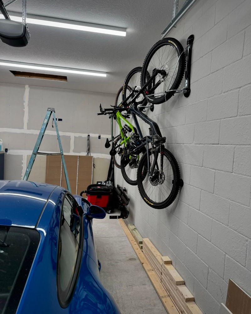 Wall-Mounted Bicycle Rack