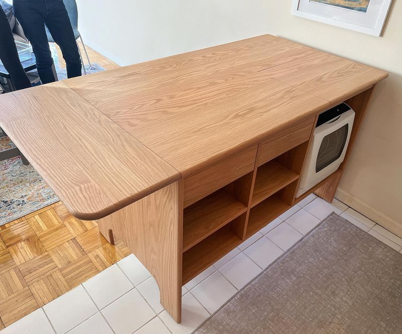 Wall-Mounted Drop Leaf Table