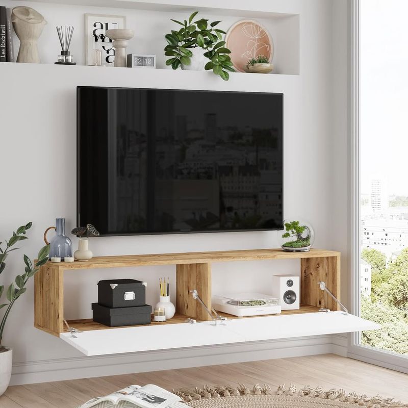 Wall-Mounted Entertainment Centers