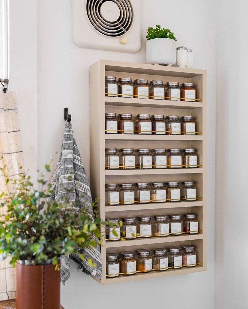 Wall-Mounted Spice Racks