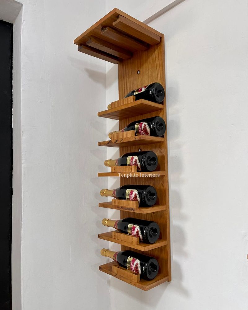 Wall-Mounted Wine Rack