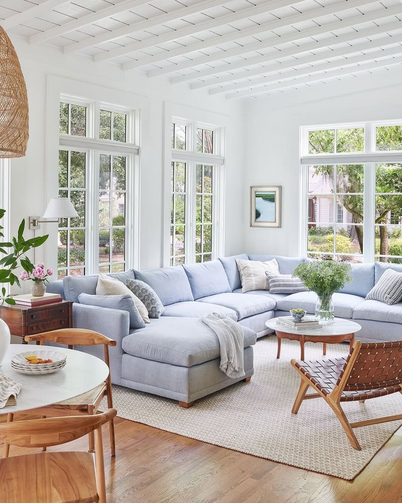 Weathered Blue Sunroom