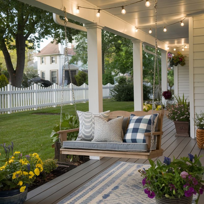 Welcoming Porch Swing