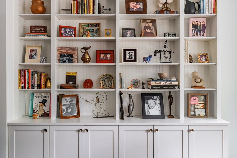 White Bookshelves