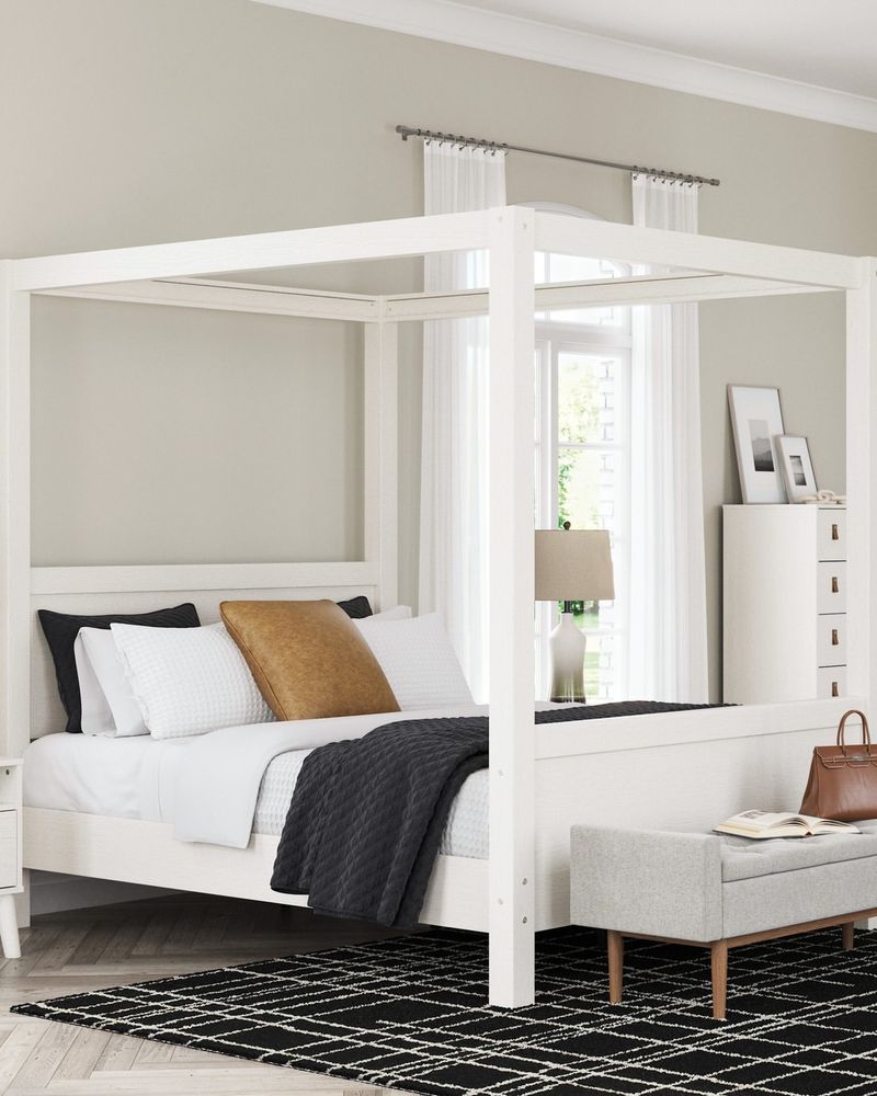 White Canopy Bed