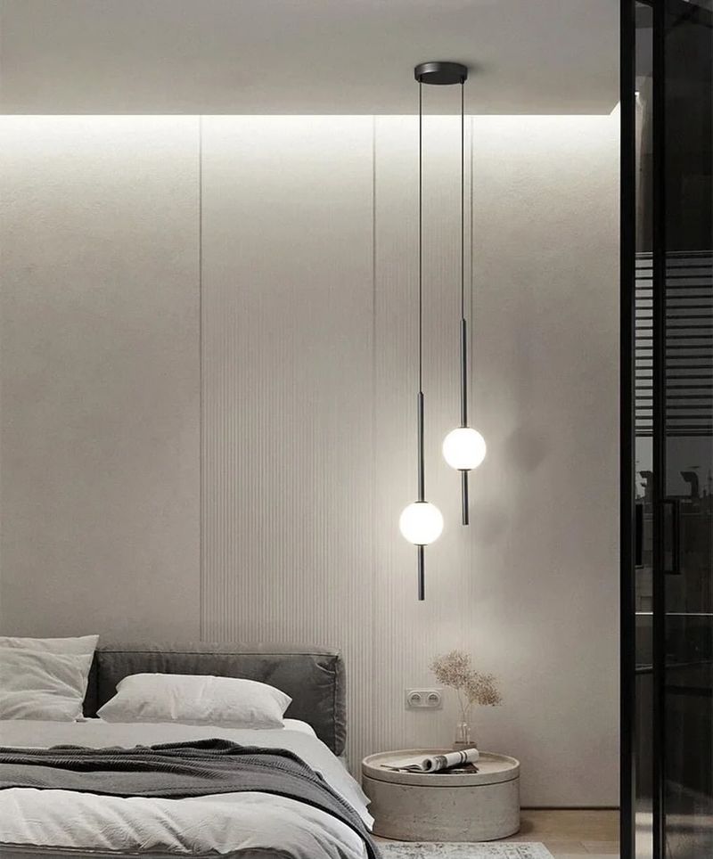 White Hanging Pendant Light