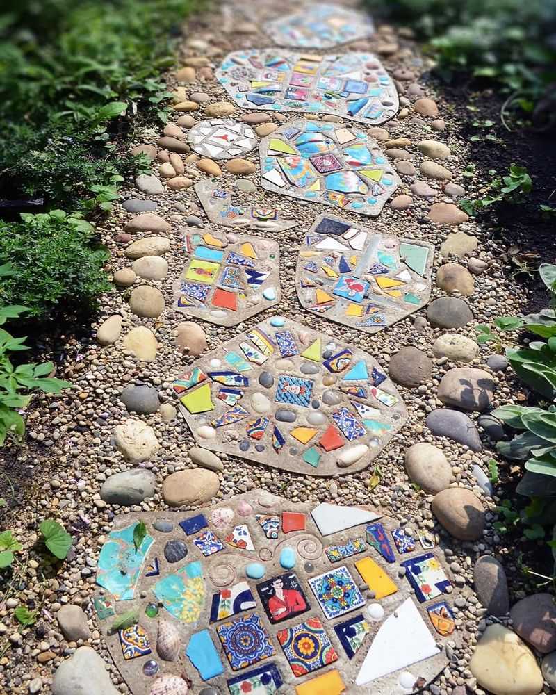 Mosaic Tile Pathway