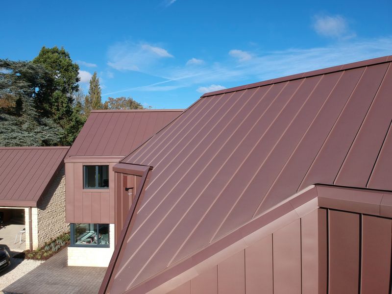 Pitched Roof with Hidden Eaves