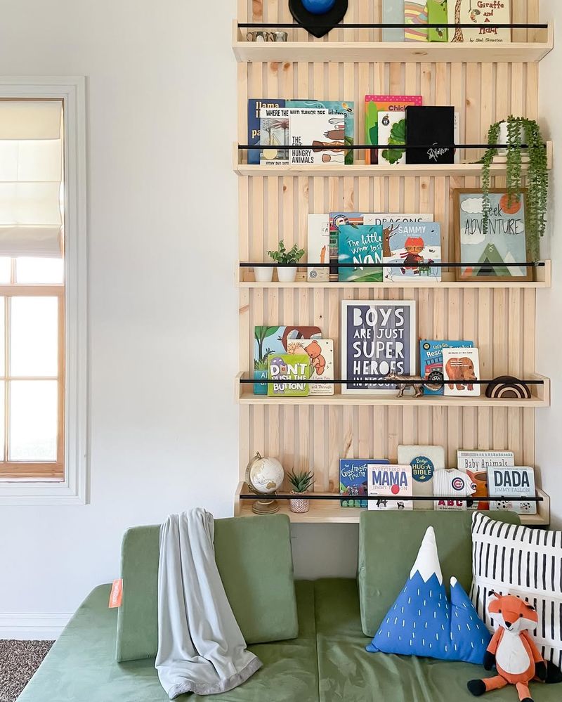 Floating Bookshelves