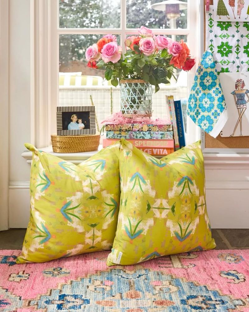 Colorful Throws and Cushions