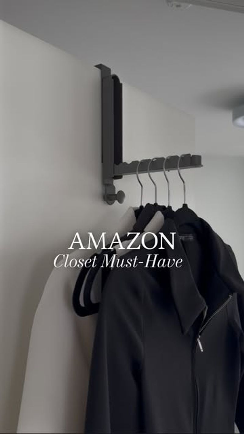 Space-Saving Clothes Rack