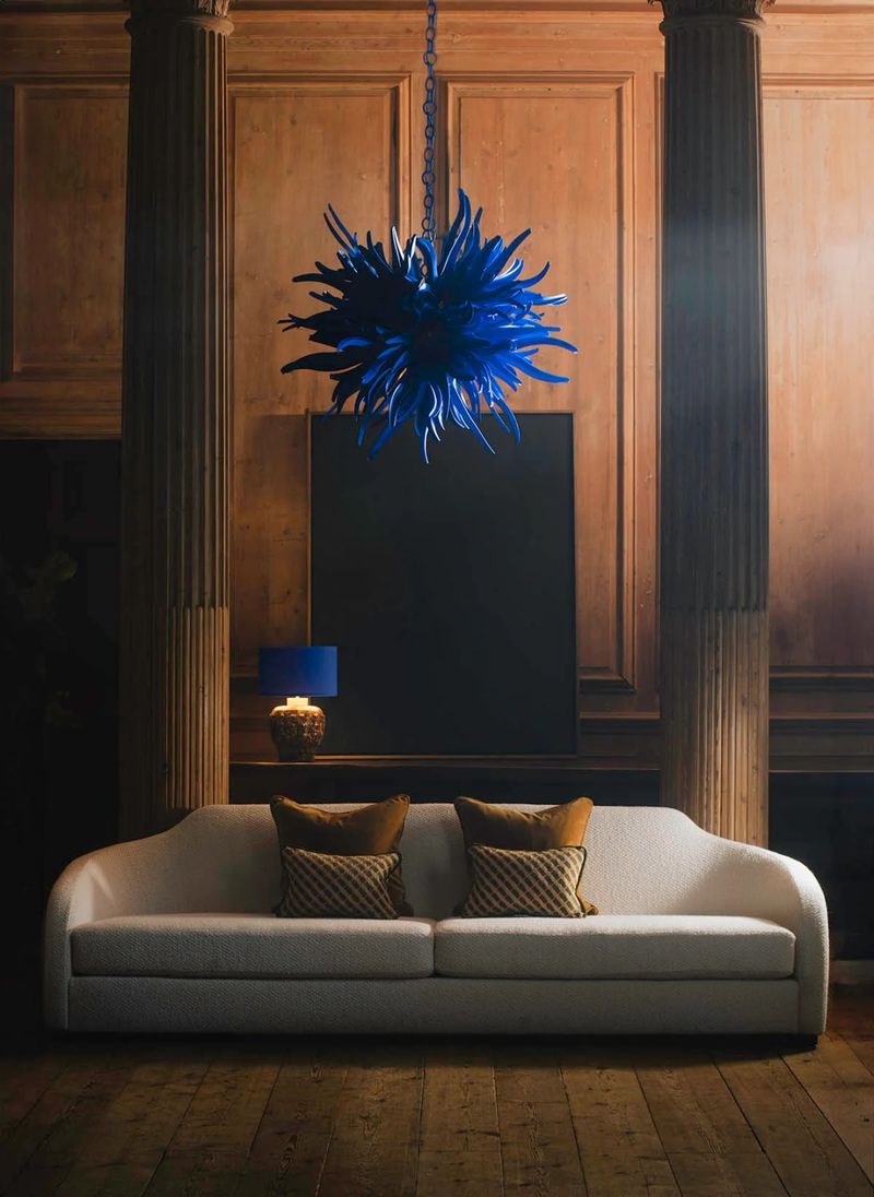 Electric Blue Lighting Fixtures