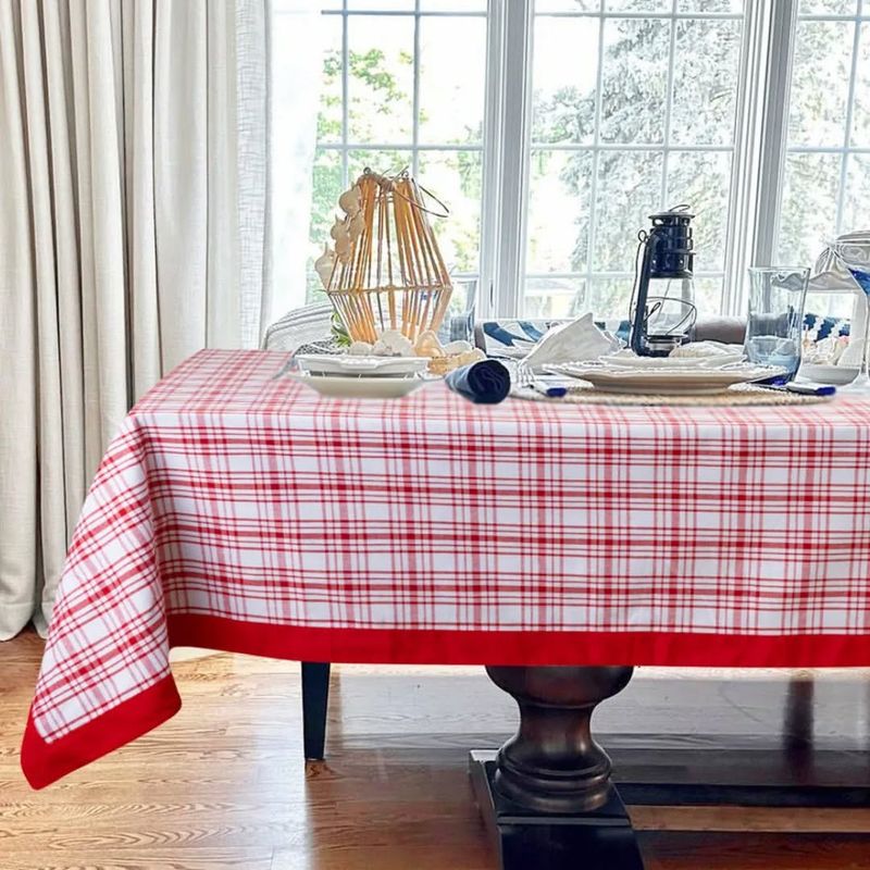 Classic Checkered Tablecloth