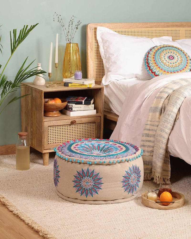 Boho Poufs and Floor Cushions