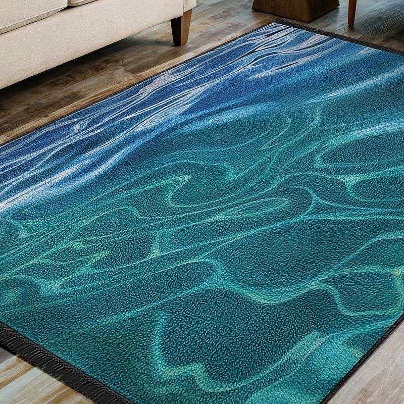 Ocean-Inspired Rug