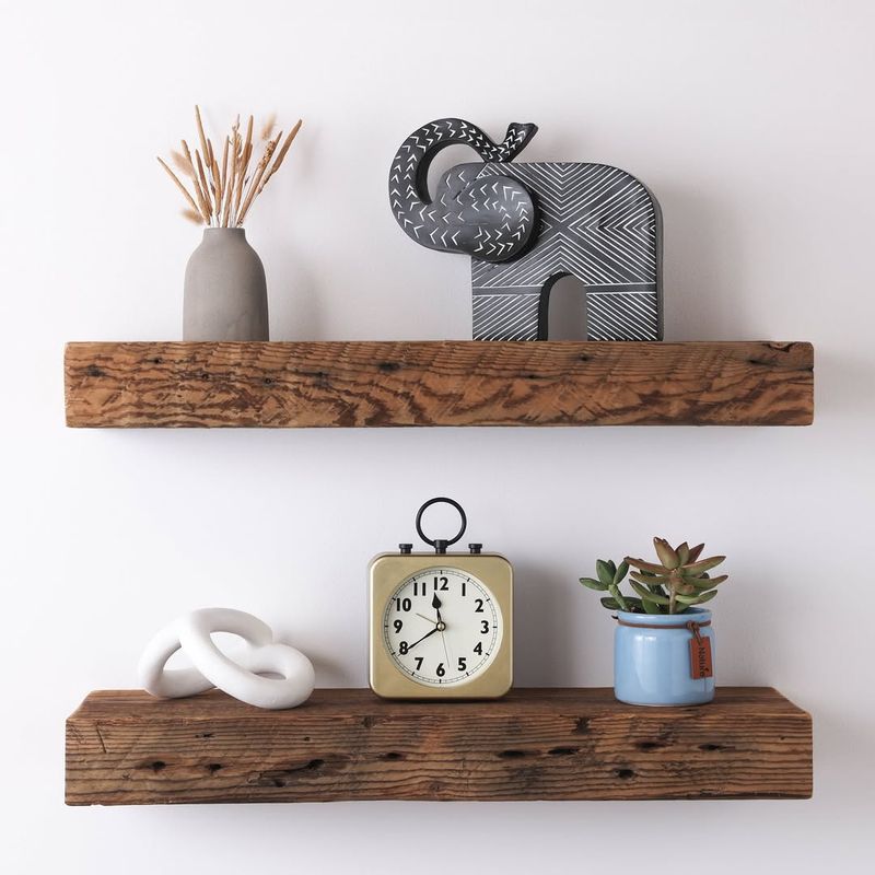 Reclaimed Wood Shelves